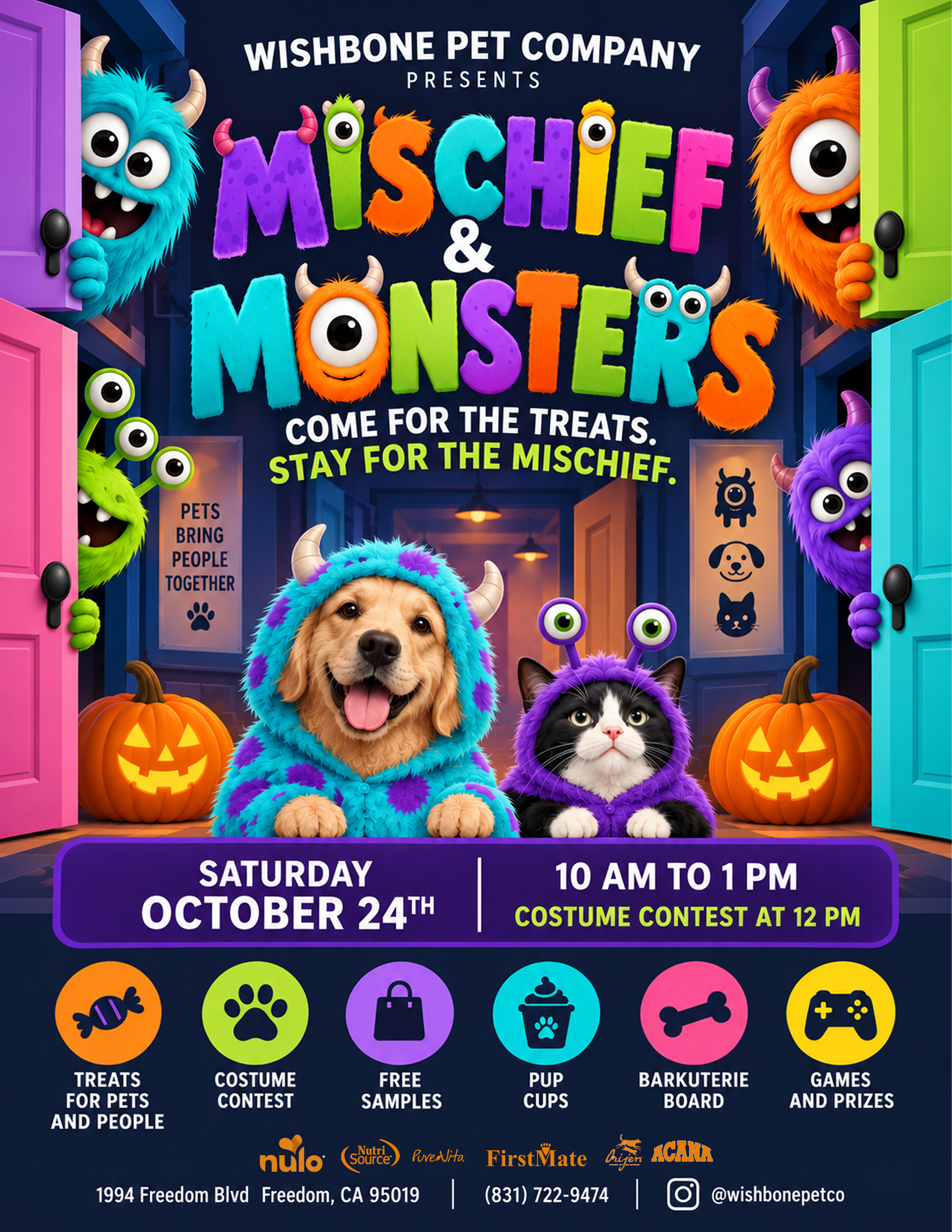 Mischief & Monsters Halloween Event Wishbone Pet Company