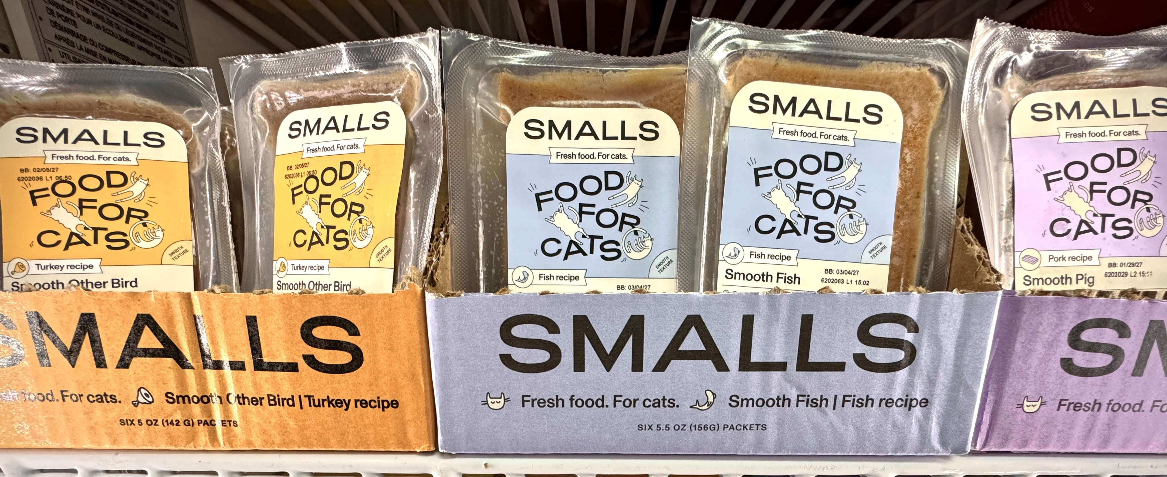 Smalls fresh cat food at Wishbone Pet Co.